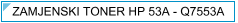 HP Q7553A / 53A Zamjenski Toner - cijena - TONER OUTLET Zagreb