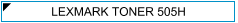 LEXMARK TONER 505H (50F5H00) - cijena - Lexmark MS310/MS410/MS510/MS610 Zagreb Hrvatska
