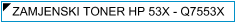 HP Q7553X / 53X Zamjenski Toner - cijena - TONER OUTLET Zagreb